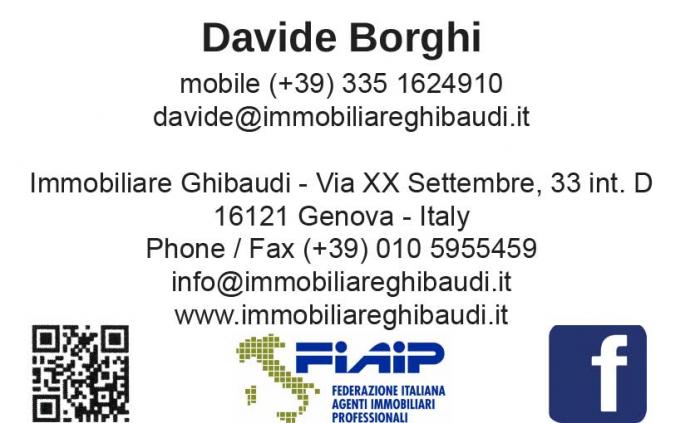 Immobiliare Ghibaudi retro — Biglietti da visita