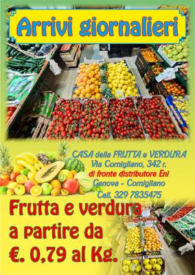 Casa della frutta retro — Volantini e stampati