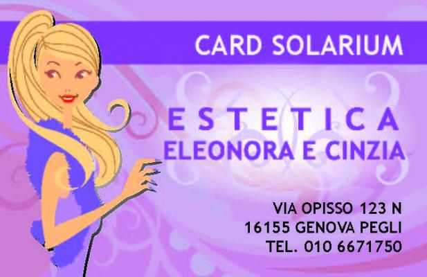 Card per centro estetica — Biglietti da visita